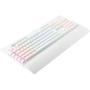 Imagem de Teclado Gamer Redragon Brahma Pro Lunar White RGB Mecânico Switch Azul Branco ABNT2