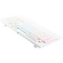 Imagem de Teclado Gamer Redragon Brahma Pro Lunar White RGB Mecânico Switch Azul Branco ABNT2