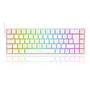 Imagem de Teclado Gamer Redragon Castor Rgb K631W Switch Brown Branco