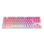 Imagem de Teclado Gamer Redragon Daksa, RGB, Switch Brown, Branco e Rosa - K576GP-RGB (PT-BROWN)