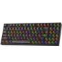 Imagem de Teclado Gamer Redragon Irelia K658 Pro RGB Backlit Bluetooth - Preto/Transparente