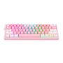 Imagem de Teclado Gamer Redragon K616-RGB PW Fizz Pro - Rosa/Branco