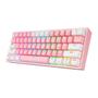 Imagem de Teclado Gamer Redragon K616-RGB PW Fizz Pro - Rosa/Branco