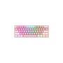 Imagem de Teclado Gamer Redragon K617 Rgb Fizz Pink Branco