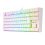 Imagem de Teclado Gamer Redragon Kumara Pro, RGB, ABNT2, Branco (PT-BLUE)