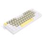 Teclado Gamer Redragon Lakshmi, Switch Brown, Layout 60%, ABNT2, Branco - K606-YL&GY&WT (PT-BROWN) Imagem de Teclado Gamer Redragon Lakshmi, Switch Brown, Layout 60%, ABNT2, Branco - K606-YL&GY&WT (PT-BROWN)