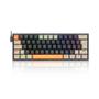 Imagem de Teclado Gamer Redragon Lakshmi, Switch Brown, Layout 60%, ABNT2, Preto - K617-RGB-OG BK GY (PT-BROWN)