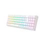 Imagem de Teclado Gamer Redragon Pollux Rgb Branco Switch Red Abnt2