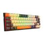 Imagem de Teclado Gamer Redragon Ryzer, RGB, Switch Brown, ABNT2, Layout 60%, Bege, Preto e LaranjaK633CGO-RGB