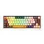 Imagem de Teclado Gamer Redragon Ryzer, RGB, Switch Brown, ABNT2, Layout 60%, Bege, Preto e LaranjaK633CGO-RGB