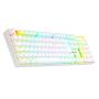 Imagem de Teclado gamer RGB Mitra Branco Switch Vremelho K551W-RGB