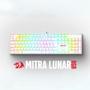 Imagem de Teclado gamer RGB Mitra Branco Switch Vremelho K551W-RGB