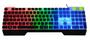 Imagem de Teclado Gamer Rgb Semi Mecânico Abnt2 Xc-Tec-03