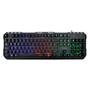 Imagem de Teclado Gamer Satellite AK-851 USB/RGB Portugues - Prata e Preto