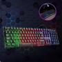 Imagem de Teclado Gamer Semi Mecânico E Mouse Óptico Com