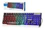 Imagem de Teclado gamer semi mecanico  usb led rgb para pc