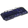 Imagem de Teclado gamer shield abnt2 multimidia led azul 1.8 metros usb - gt600