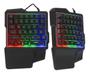 Imagem de Teclado Gamer Single Handed Uma Mão Usb Led Rgb Pc Notebook