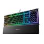 Imagem de Teclado Gamer SteelSeries Apex 3 IP32 RGB - Preto (Espanhol)