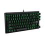 Imagem de Teclado Gamer T-Dagger Corvette TTGK-302-BL Gaming / Blue / Usa - Preto