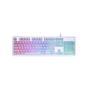 Imagem de Teclado Gamer USB Branco HP K500F, LED, ABNT2