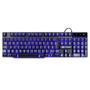 Imagem de Teclado Gamer Vinik VX Hydra, LED Background Azul, 12 Teclas Multimídia, ABNT2, Preto  GT700