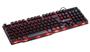 Imagem de Teclado Gamer Vinik VX Hydra, LED Background Vermelho, 12 Teclas Multimídia, ABNT2, Preto GT702