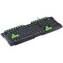 Imagem de Teclado Gamer Vx Gaming Dragon V2 Abnt2 1.8m Preto Com Verde - Gt104