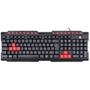 Imagem de Teclado Gamer Vx Gaming Dragon V2 Abnt2 1.8m Preto Com Vermelho - Gt100