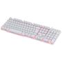 Imagem de Teclado Gamer Vx Gaming Hydra Branco Abnt2 Multimidia Com L