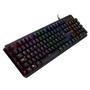 Imagem de Teclado Gamer Warrior Dunky Mecanico Led Rainbow  Tc248