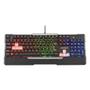 Imagem de Teclado Gamer Warrior Semi Mecânico LED Multilaser Preto  - TC208