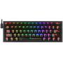 Imagem de Teclado Gaming Mecanico Redragon K617CTB-RGB Ingles USB-C com Backlight RGB - Preto