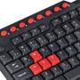 Imagem de Teclado gammer multimidia usb preto/vermelho