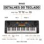 Imagem de Teclado Infantil Piano 37 Teclas Microfone Brinquedo Dmt5702