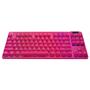 Imagem de Teclado Logitech G Pro X TKL Lightspe Wireless Pin 920-012154/Pink