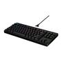 Imagem de Teclado logitech gamer g pro layout us rgb lightsync switch gx blue clicky