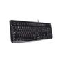 Imagem de Teclado Logitech K120 ABNT2 Resistente A Respingos Com Fio - Preto