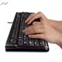 Imagem de Teclado logitech k120  com fio usb preto