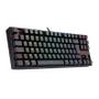 Imagem de Teclado magnetico gamer kumara pro rgb preto switch marrom abnt2