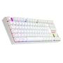 Imagem de Teclado Magnético Gamer Redragon Kumara Pro Lunar White, RGB, Switch Red, ABNT2, K552W-RGB-PRO (PT-R