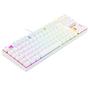 Imagem de Teclado Magnético Gamer Redragon Kumara Pro Lunar White, RGB, Switch Red, ABNT2, K552W-RGB-PRO (PT-R