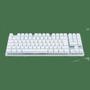 Imagem de Teclado mecanico a+ plus tech barak branco led white switch blue 