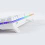 Imagem de Teclado Mecânico A+ Plus Tech Barak White, RGB, Switch Brow