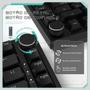Imagem de Teclado Mecânico Ajazz AK820 75% com LED Branco e Hot Swap