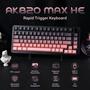 Imagem de Teclado Mecânico AJAZZ AK820 MAX HE Rapid Trigger Rosa - MechLands
