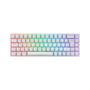 Imagem de Teclado Mecânico Akko 3068B Plus Branco Switch Blue Abnt2