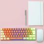 Imagem de Teclado Mecânico com Fio Compacto 61 Teclas - para PC e Notebook