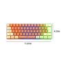 Imagem de Teclado Mecânico com Fio Compacto 61 Teclas - para PC e Notebook