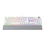 Imagem de Teclado Mecanico Fantech Maxpower MK853 V2, RGB, Switch Azul, Branco, MK853V2-WE-BE